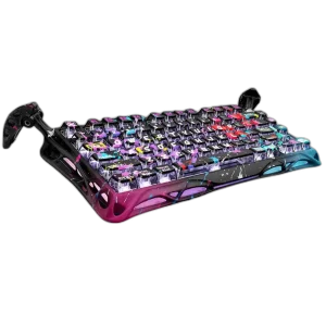 GravaStar Mercury V75 Pro 75% Hall Effect Gaming Keyboard, Neon Graffiti