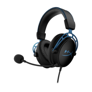 HyperX Cloud Alpha S Wired 7.1 Gaming Headset, Blue/Black
