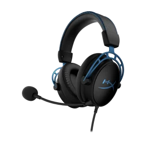 HyperX Cloud Alpha S Wired 7.1 Gaming Headset, Blue/Black