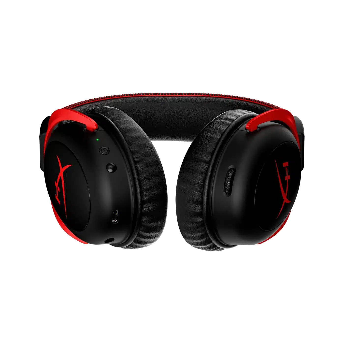 Hyperx Cloud Ii Wireless Black Red, ear cushions and earcups