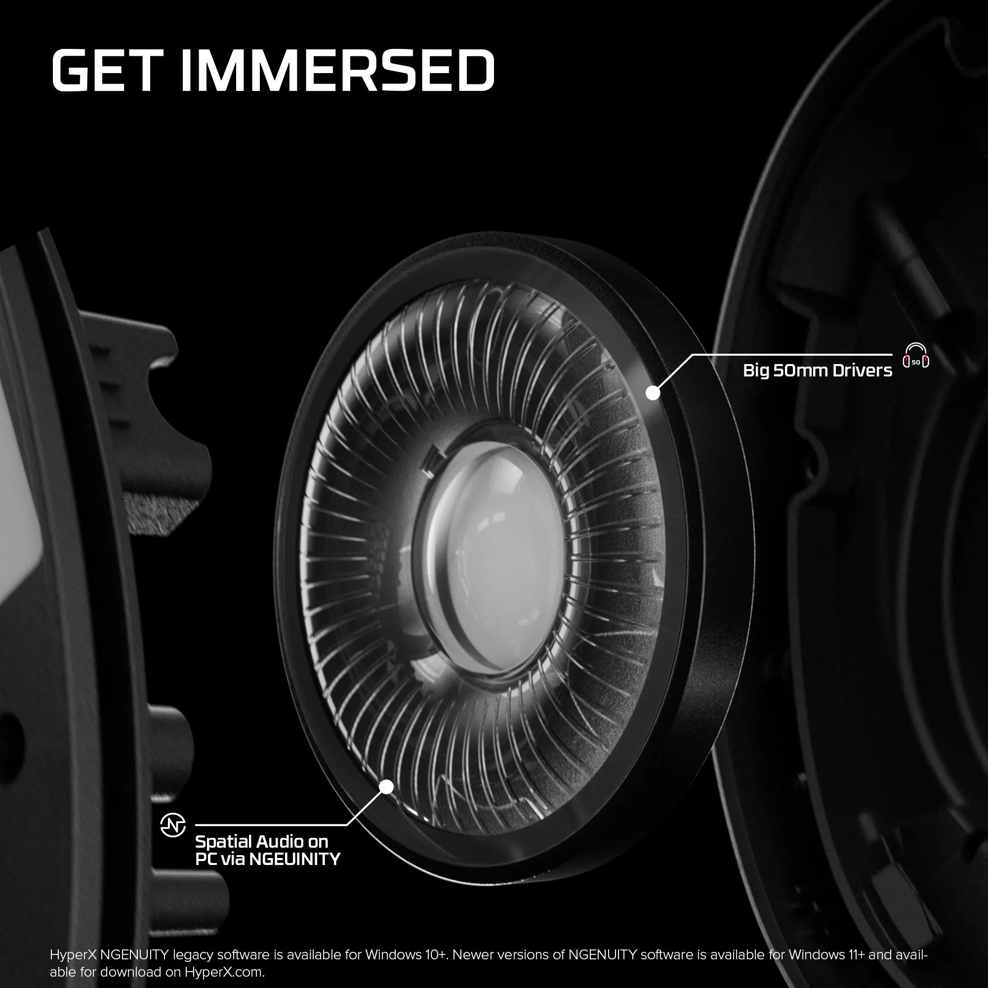 HyperX Cloud Stinger 3 Wireless 50 mm driver feature