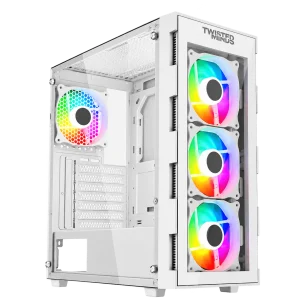 RTX 3050 6GB Gaming PC – i5-12400F – Twisted Minds Titan White