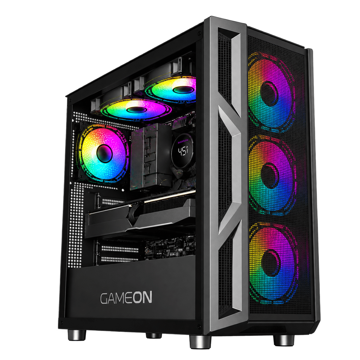 RTX 5060 Gaming PC – i5-14400F – SharX Razorfin Black