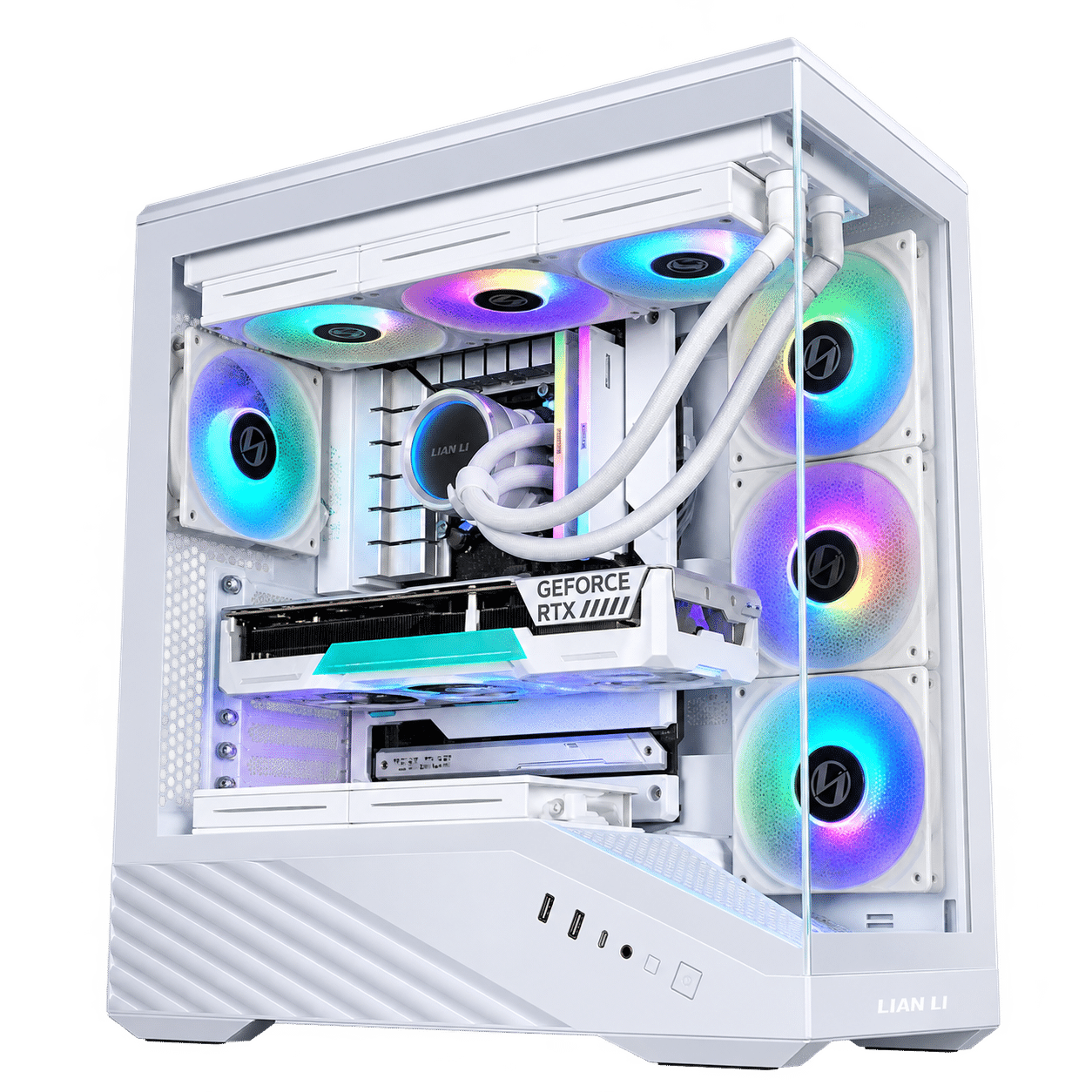 RTX 5060 Ti 16GB Gaming PC – i5-14600K – Lian Li Vector V100 White