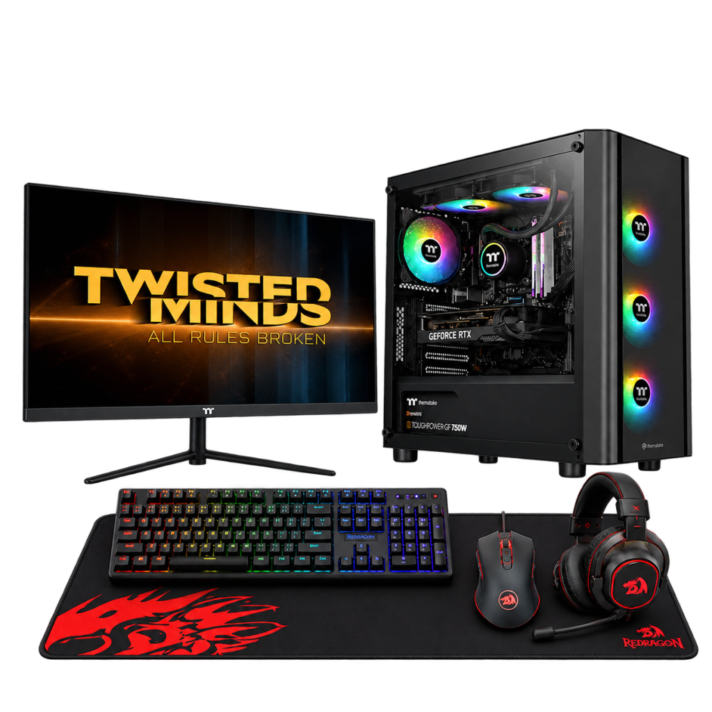 RTX 5060 Gaming PC – Ultra 5 225F – V250 TG Black + Monitor