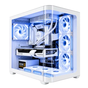 RX 9070 XT Gaming PC – Ultra 9 285K – Tortox Curvo White