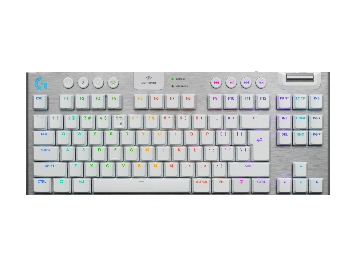 Logitech G915 X LIGHTSPEED TKL Wireless Gaming Keyboard, White