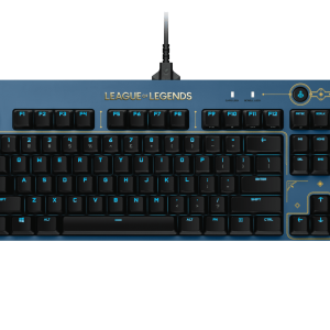 Logitech G Pro League Of Legends Tenkeyless Keyboard, Black/Blue