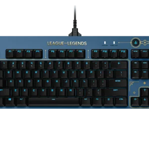 Logitech G Pro League Of Legends Tenkeyless Keyboard, Black/Blue