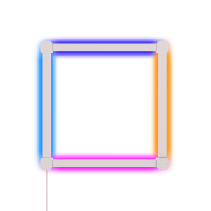 Nanoleaf 4 Lines 90 Degrees Starter Kit - Smart RGB Light Bars