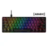 HyperX Alloy Origins 60 Mechanical Gaming Keyboard – Red Switch – English/Arabic – Black - AX Store Kuwait