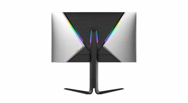 SADES Reef Manta-32 gaming monitor rear view with RGB lighting
