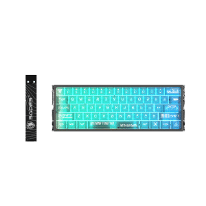 SADES Void Fission 60 Hall Effect magnetic keyboard black with RGB