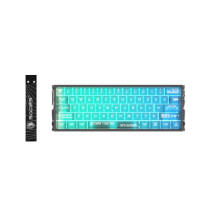 SADES Void Fission 60 Magnetic Switch Gaming Keyboard - Hall Effect / 8K Polling / CNC Aluminum