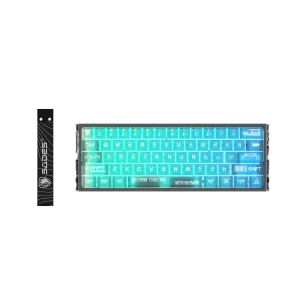 SADES Void Fission 60 Magnetic Switch Gaming Keyboard - Hall Effect / 8K Polling / CNC Aluminum