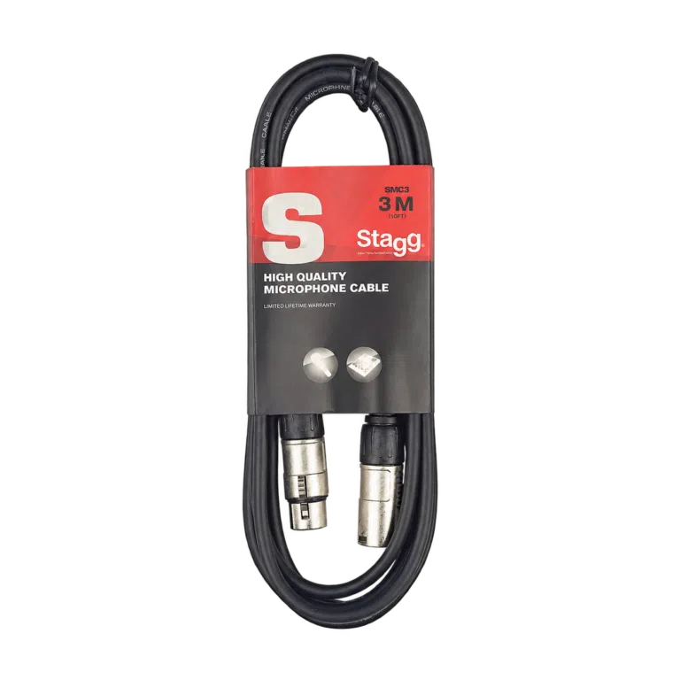 Stagg XLR to XLR Microphone Cable, 3m — product view