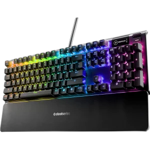 SteelSeries Apex 5 Full Size RGB Mechanical Keyboard, Black