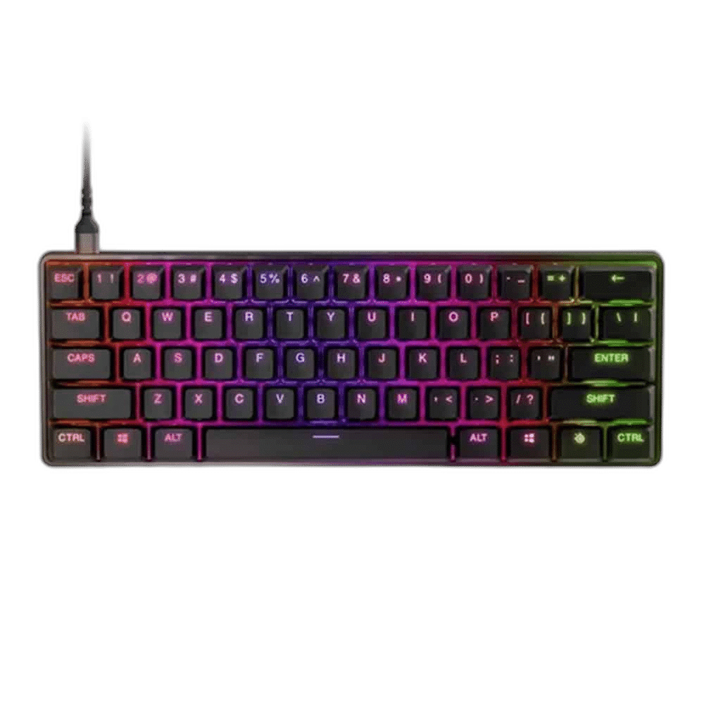 SteelSeries Apex 9 Mini 60% RGB Gaming Keyboard, Black