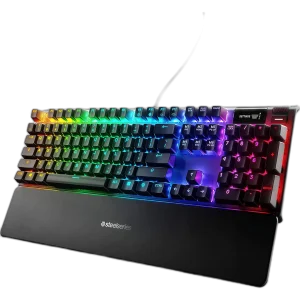 SteelSeries Apex Pro Full Size Mechanical Keyboard, Black