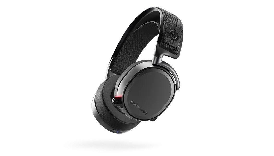 SteelSeries Arctis Pro Wireless black headset front angle