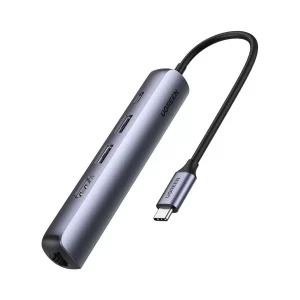 UGREEN CM418 10919 USB-C Adapter – 4K 60Hz HDMI, RJ45 & PD - AX Store Kuwait