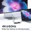 UGREEN Uno CM888 35998 6-in-1 USB-C Hub – 10Gbps / 4K 60Hz / 100W PD - AX Store Kuwait - 5