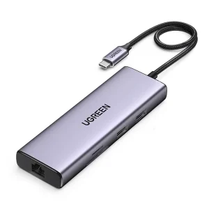 UGREEN CM490 90119 USB-C Hub – Dual 4K 60Hz HDMI, Gigabit & PD - AX Store Kuwait