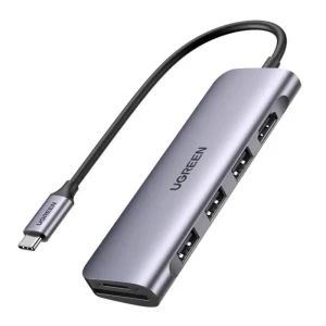 UGREEN CM195 70410 USB-C Hub with HDMI, 3× USB 3.0 & SD/TF - AX Store Kuwait