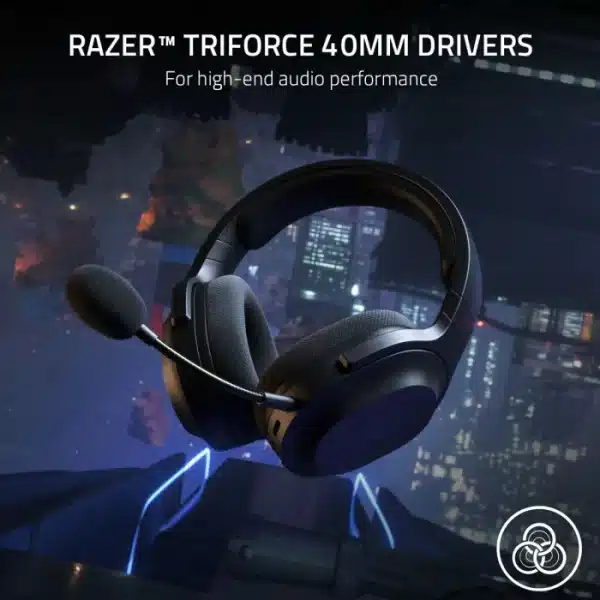 Razer Barracuda X (2022) Wireless Gaming Headset - Bluetooth 5.2, 50-Hour Battery - Black - AX Store Kuwait