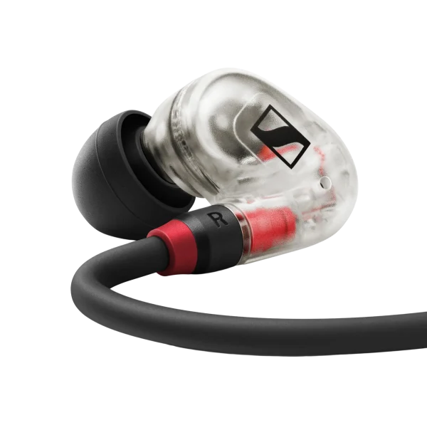 Sennheiser IE 100 PRO Clear wired in-ear monitoring headphones – earpiece and detachable connector