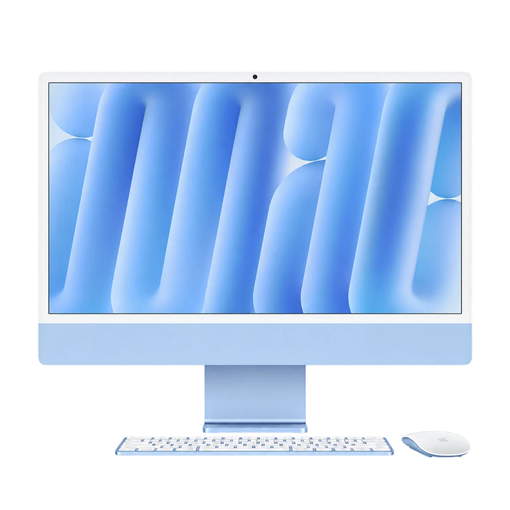 Apple iMac M4 24" 4.5K Retina – 24GB RAM, 1TB SSD – Blue