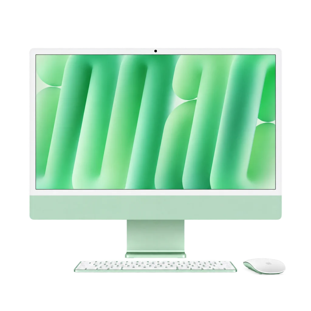 Apple iMac M4 24" 4.5K Retina – 16GB RAM, 256GB SSD – Green