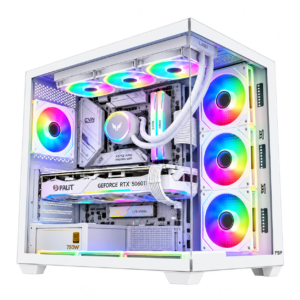 Gaming PC Ryzen 7 9700X – RTX 5060 Ti 16GB, 16GB DDR5, 1TB SSD – White