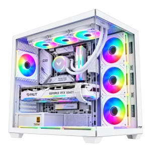 Gaming PC Ryzen 7 9700X – RTX 5060 Ti 16GB, 16GB DDR5, 1TB SSD – White