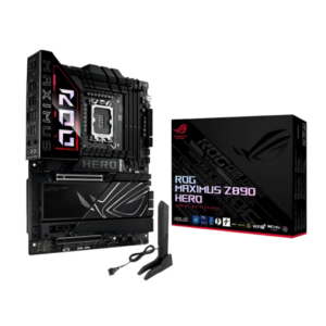 ASUS ROG Maximus Z890 Hero Motherboard – LGA1851, DDR5, WiFi 7 – Black
