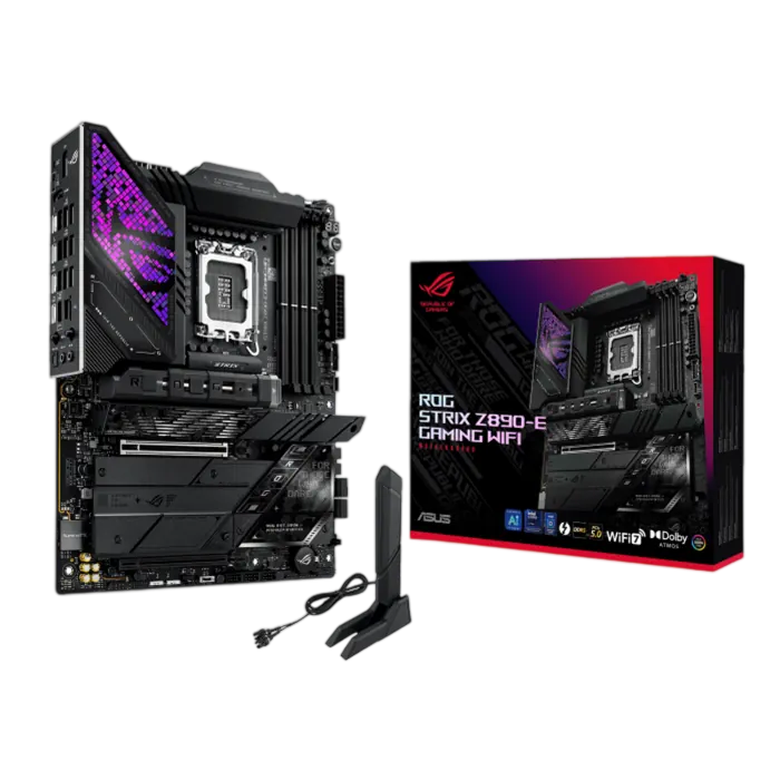 ASUS ROG Strix Z890-E Gaming WiFi – LGA1851, DDR5, ATX – Black