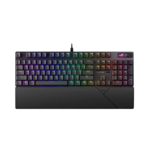 ASUS ROG Strix Scope II Wired RGB Keyboard – NX Snow Linear, English/Arabic – Black