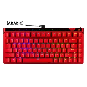 ASUS ROG Falchion Ace 75 HE 8K Magnetic Gaming Keyboard - Lava Red (English-Arabic)