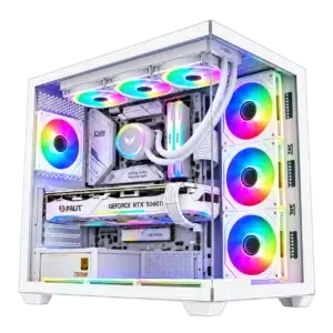 Gaming PC Ryzen 7 9700X – RTX 5060 Ti 16GB, 16GB DDR5, 1TB SSD – White