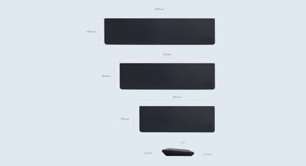 Wooting Wrist Rest 60 v2 - Just Black / Just White - AX Store Kuwait