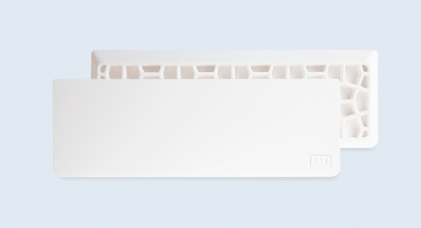 Wooting Wrist Rest 60 v2 - Just Black / Just White - AX Store Kuwait