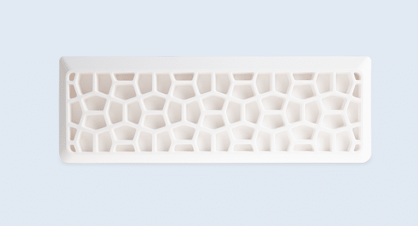 Wooting Wrist Rest 60 v2 - Just Black / Just White - AX Store Kuwait