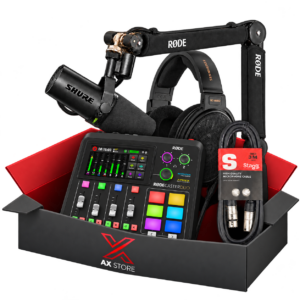 AX Studio Signature Audio Bundle – SM7dB + RØDECaster Duo + HD 660S2