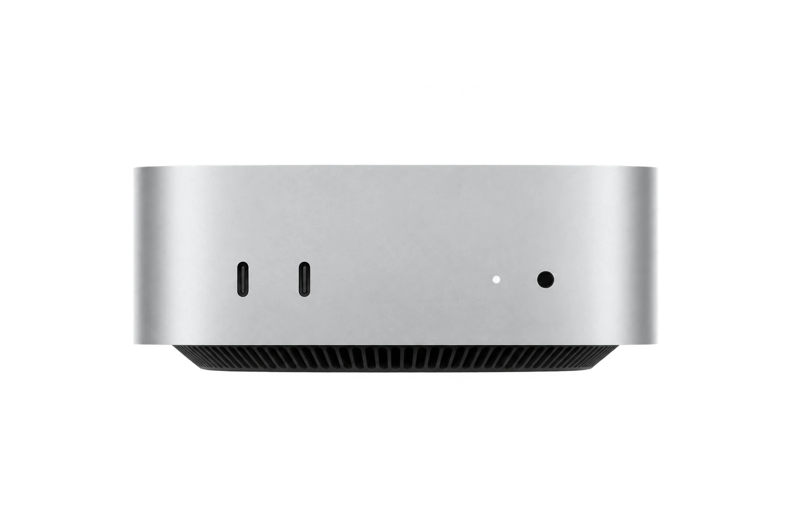 Apple Mac mini Silver front angled product view