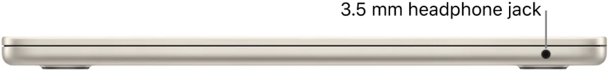 MacBook Air M2 15-inch 2023 port diagram 1