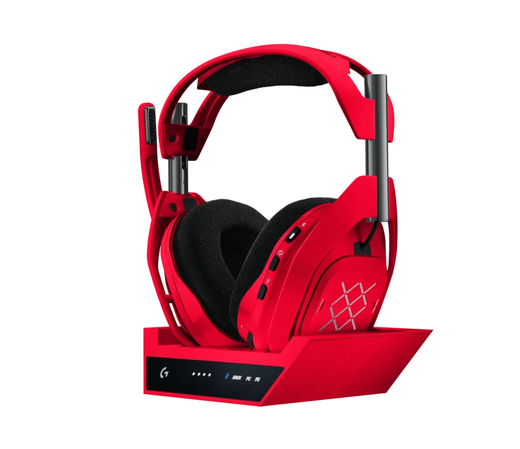 ASTRO A50 X LIGHTSPEED Wireless Gaming Headset and Base Station – Mars Red