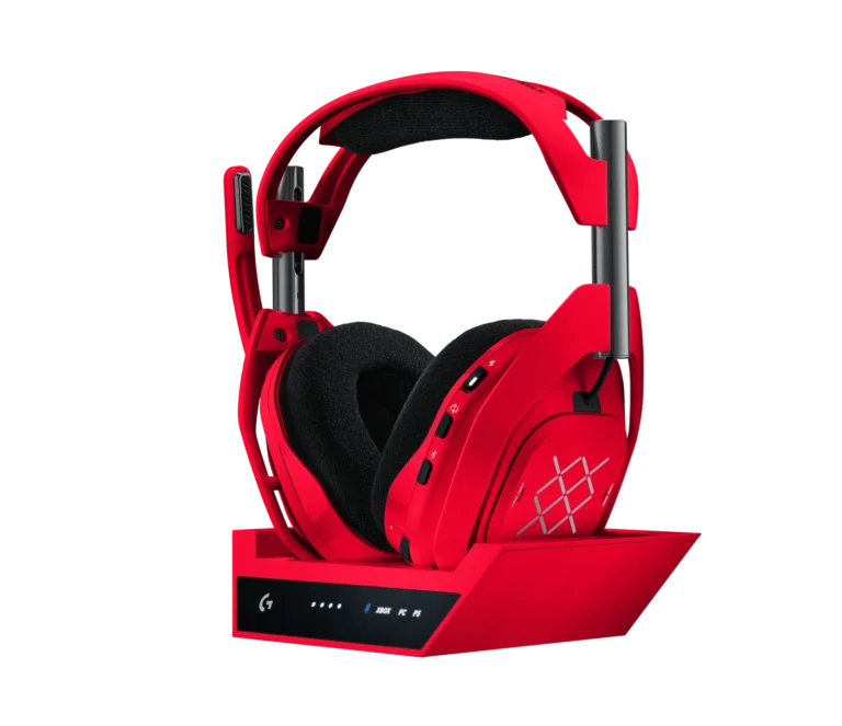 ASTRO A50 X LIGHTSPEED Wireless Gaming Headset and Base Station – Mars Red — product view