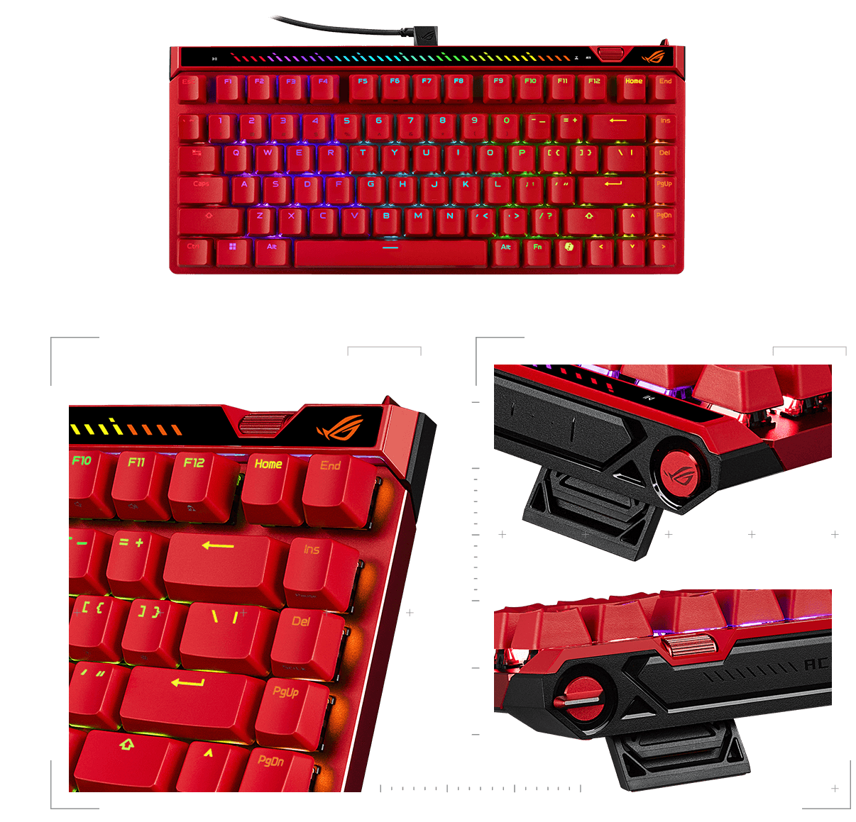 asus rog falchion ace 75 he lava red official angle