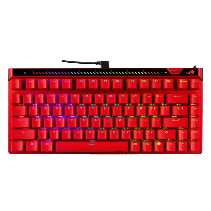 ASUS ROG Falchion Ace 75 HE 8K Magnetic Gaming Keyboard - Lava Red (English-Arabic)