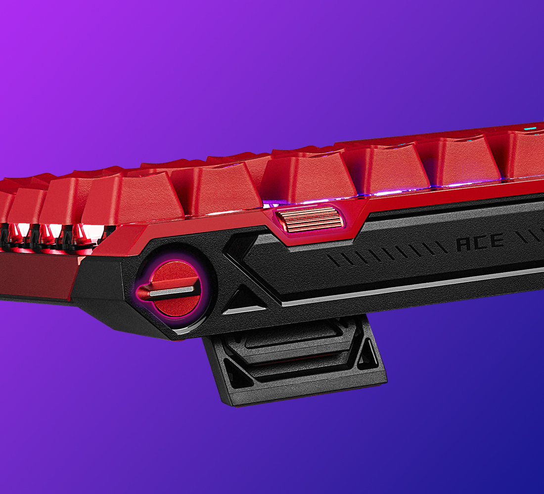 asus rog falchion ace 75 he lava red rapid trigger toggle